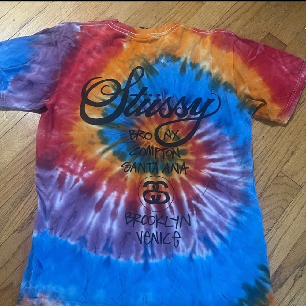 Stussy tie dye screen tee *Vintage